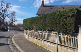 Taillage d'une haie à Bourges 3